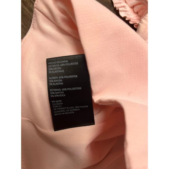 I.AM.GIA Naomi Corset Top Pink Bow Milkmaid Coquette Y2K M Babydoll Puff Sleeves - Picture 7 of 11